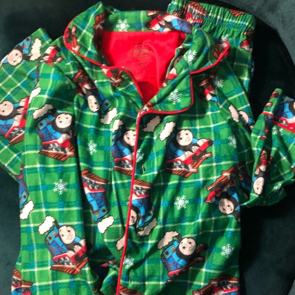Thomas flannel Pajama Set